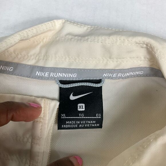 Nike Womens Icon Clash Packable Running Jacket Ivory Yellow Mesh Full Zip XL - Picture 5 of 12